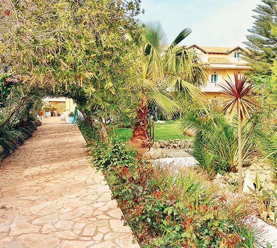 Garden view, Inea Yoga Retreat Center Greece