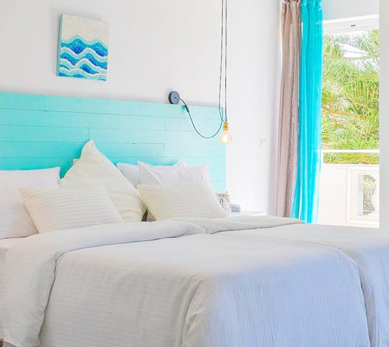 Twin room in Yoga hotel Corfu