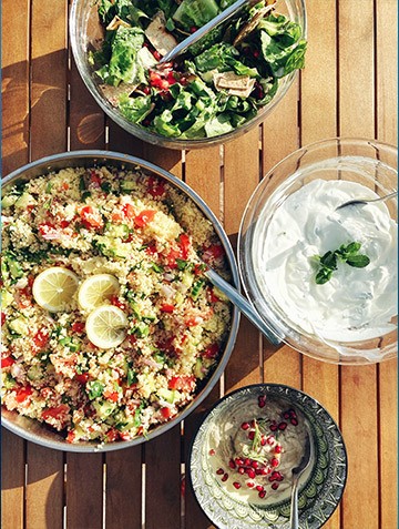 Greek inspired dinner