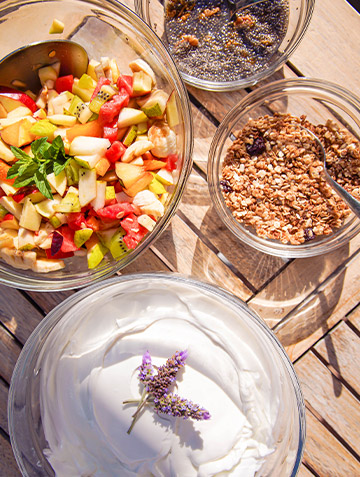 Breakfast included in the retreat