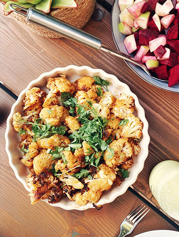 Food made with love at Inea Yoga School